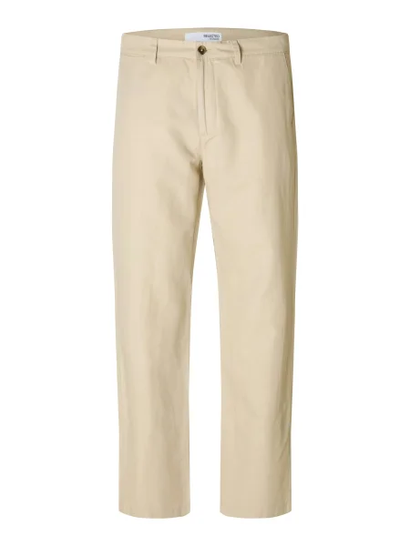 SELECTED HOMME Pantaloni eleganți SUN crem