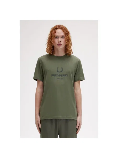 Tricou Fred Perry verde
