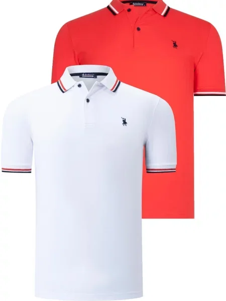 Tricou polo Dewberry alb