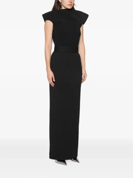 Cu centură rochie maxi Solace London negru