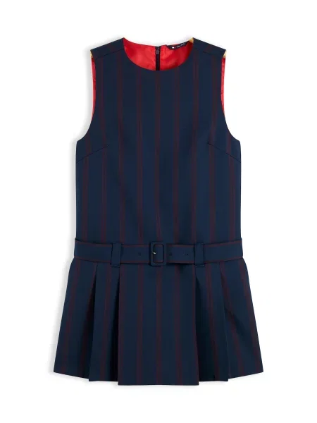 Tommy Jeans Rochie albastru închis / merlot roșu