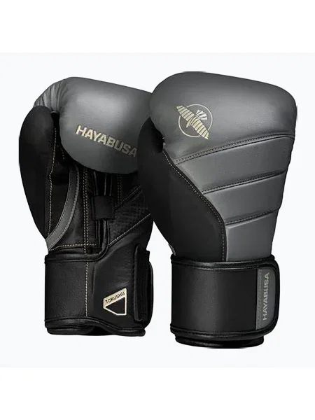 Hayabusa T3 боксови ръкавици с въглен/черно черно