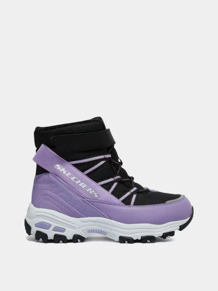 Детские ботинки Skechers черные