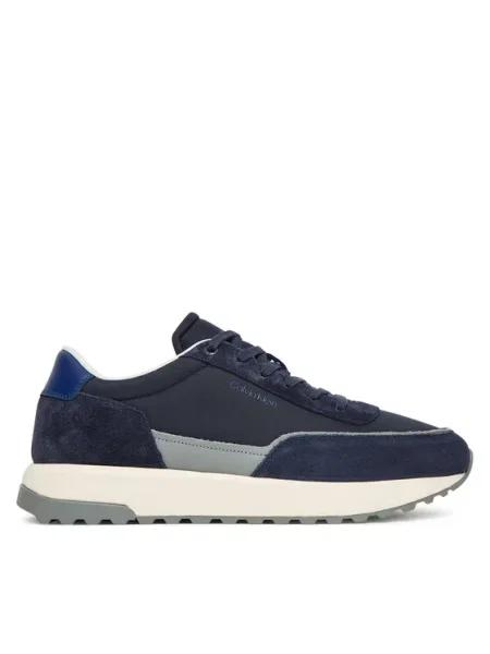 Calvin Klein Sneakers Low Top Lace Up Repreve Mix Bleumarin