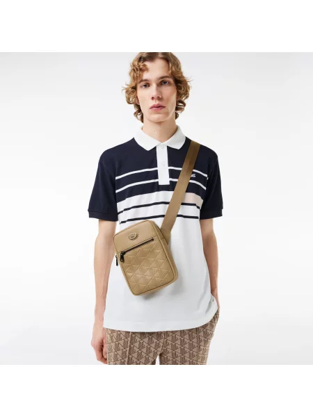 Lacoste сумка через плече чоловіча Monogram бежева
