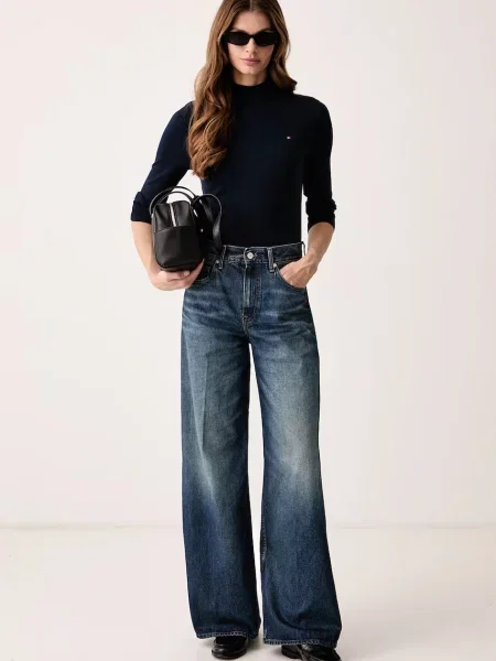 Pulover Tommy Hilfiger cu guler înalt