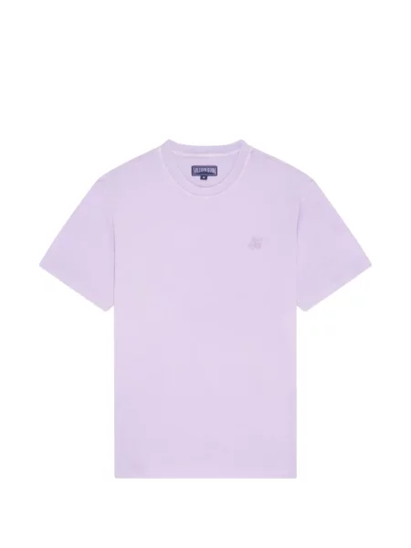 Tricou Vilebrequin cu broderie violet
