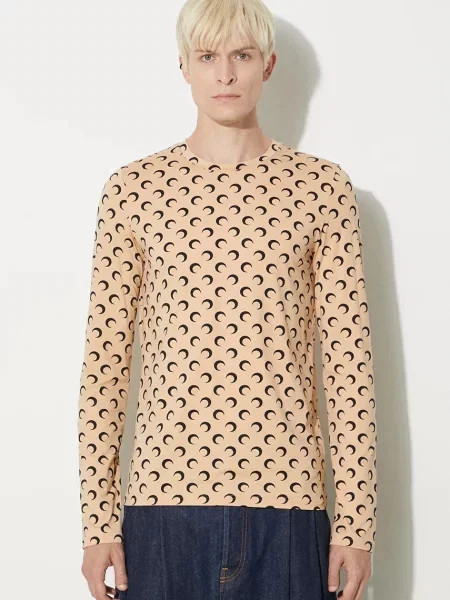 Marine Serre tricou Recycled Moon Jersey Second Skin Regular Top