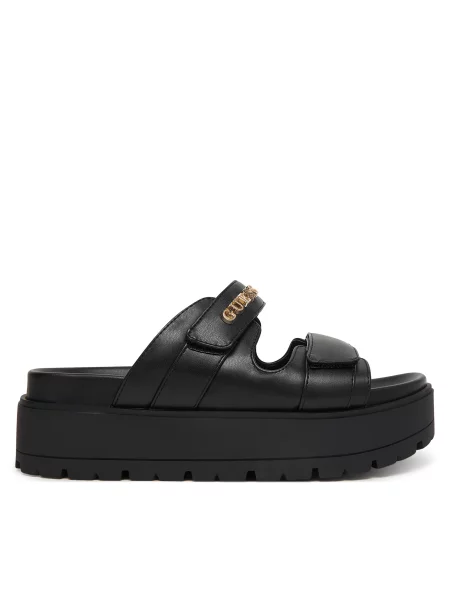 Шльопанці Guess FLJFAX чорний
