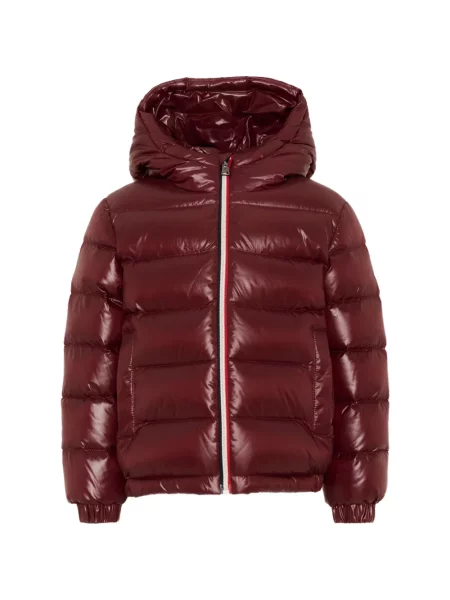 Kurtka puchowa dziecięca Moncler Enfant czerwona