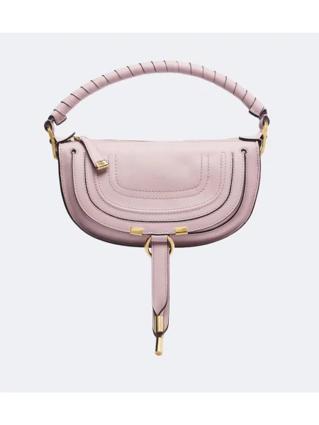 Geantă Chloé din piele violet