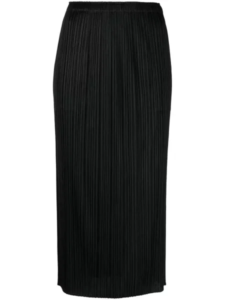 Fustă Pleats Please Issey Miyake negru