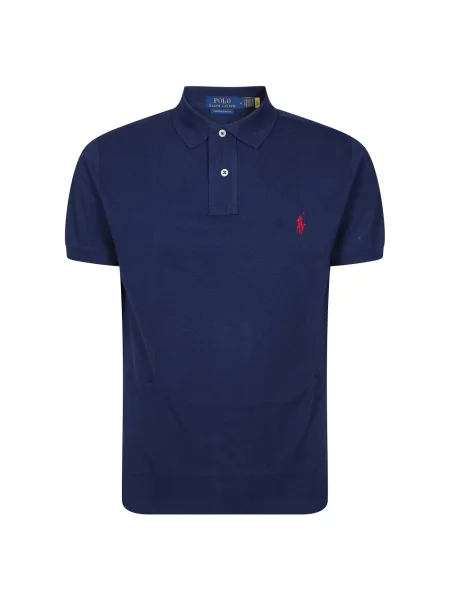 Koszulka polo Polo Ralph Lauren z siateczką niebieska