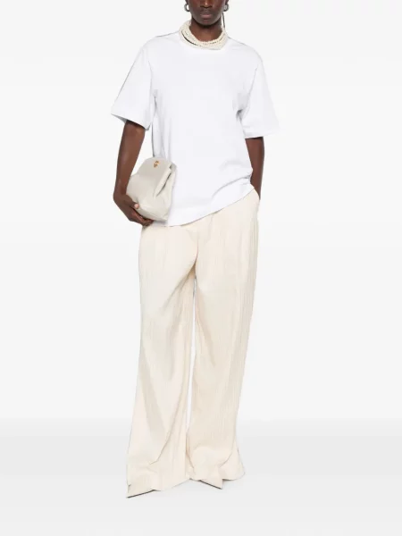 Scurt tricou Ivory Paris alb