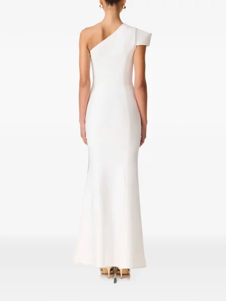 Rochie maxi Elliatt cu model floral alb