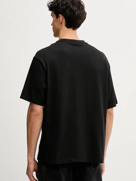 Tričko Calvin Klein Jeans s aplikací černá