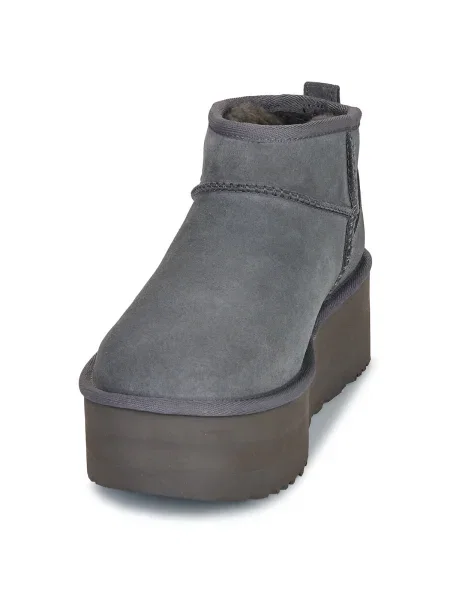 Tenisky Ugg na platforme sivá