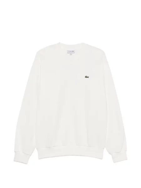 Φούτερ Lacoste με αυτόγραφο λευκό