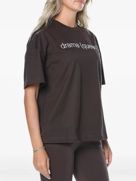 Tricou Armani Exchange cu imagine maro