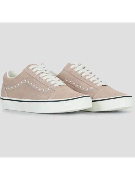 Tenisky Vans Old Skool s perlami hnedá