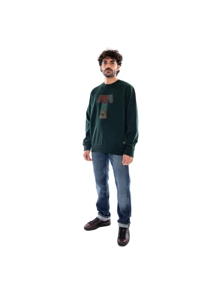 Bluza Timberland z naszywkami zielona