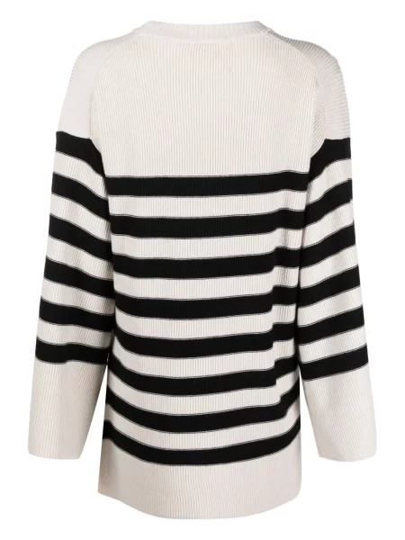 Briaunotas megztinis By Malene Birger balta