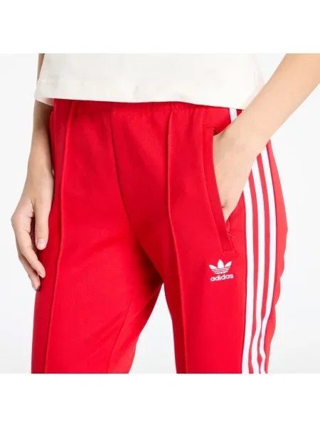Класически панталон Adidas Originals с апликация червено