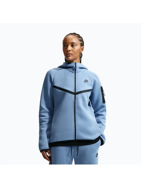 Bluză pentru femei Nike Sportswear Tech Fleece Windrunner work blue/black negru