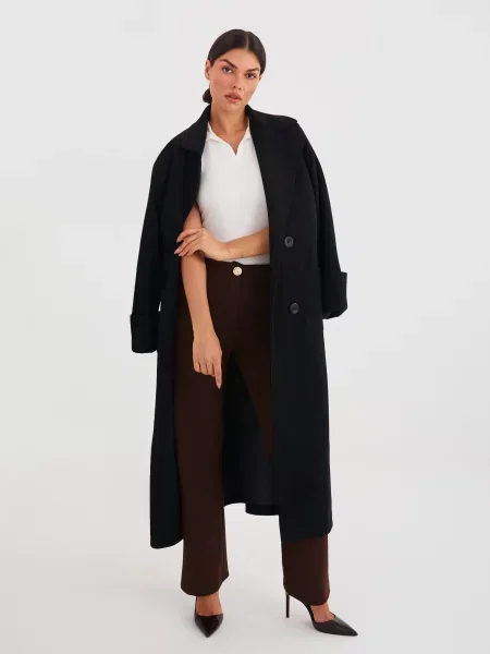 Pantaloni Rue Paris negru