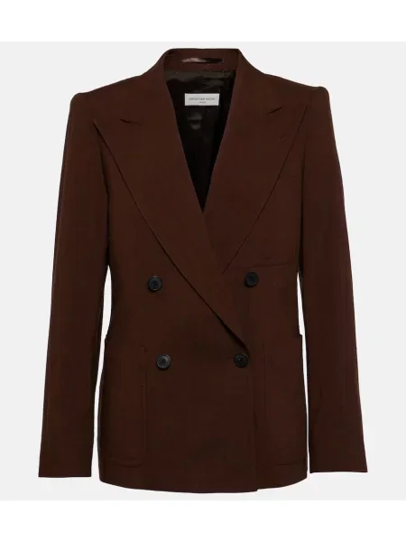 Sacou Dries Van Noten maro