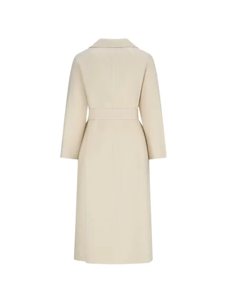 Cu centură palton Max Mara alb