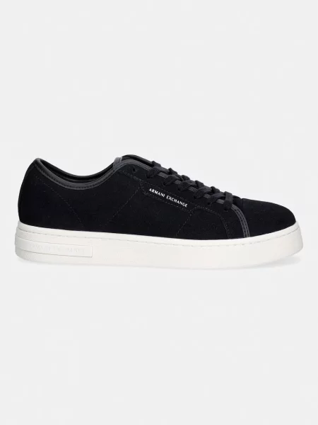 Armani Exchange sneakers pentru bărbați din piele întoarsă