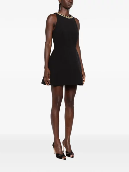 Rochie mini Sandro fără mâneci negru
