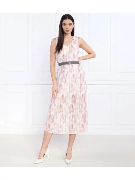 Armani Exchange ruha fekete midi harang alakú fehér
