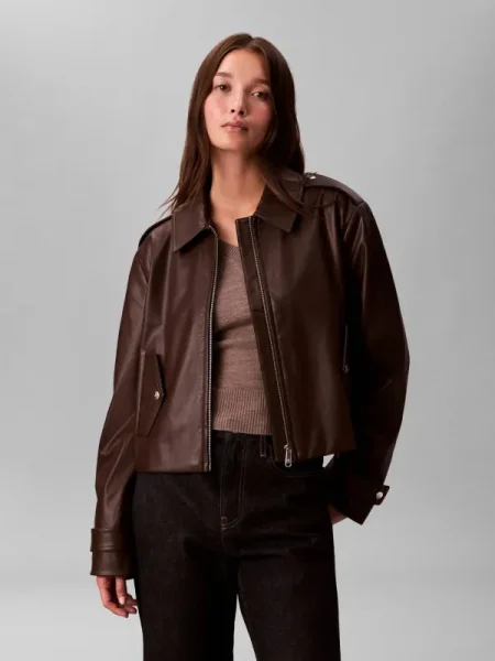 Calvin Klein Jeans Geacă maro