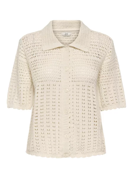 JDY Geacă tricotată JDYRobin ecru