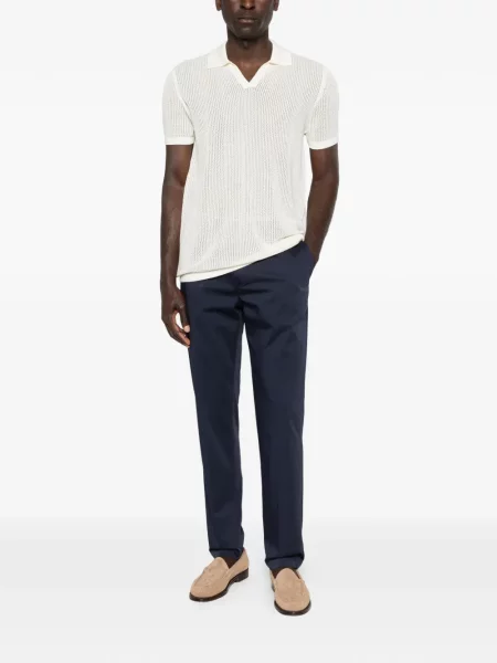 Pantaloni cu picior drept Eleventy albastru