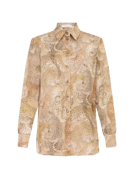 Cămașă Zimmermann cu model leopard