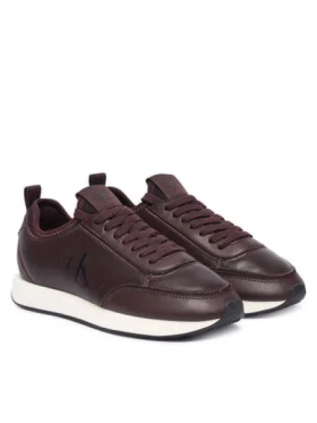 Laisvalaikio batai Calvin Klein Retro Runner Sock Panl Lth Neo ruda