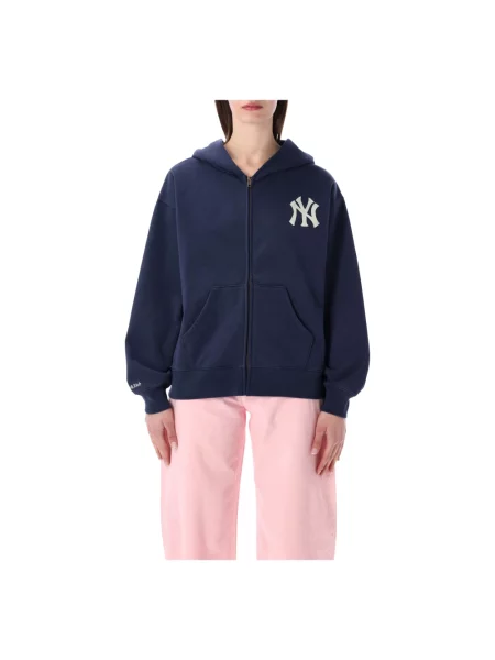 Bluza z kapturem Sporty And Rich niebieska