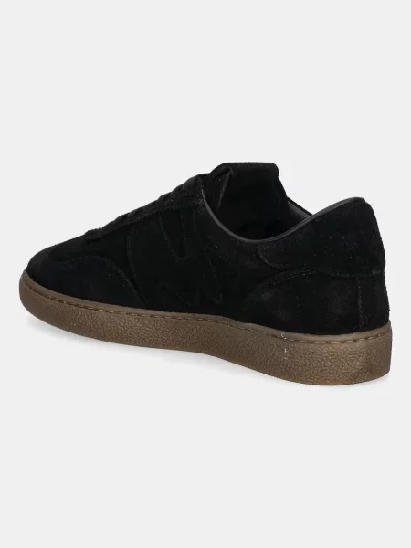 MSGM sneakers din piele întoarsă negru