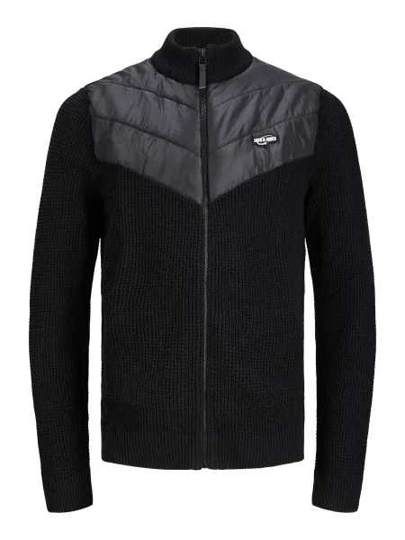 JACK & JONES Geacă tricotată negru