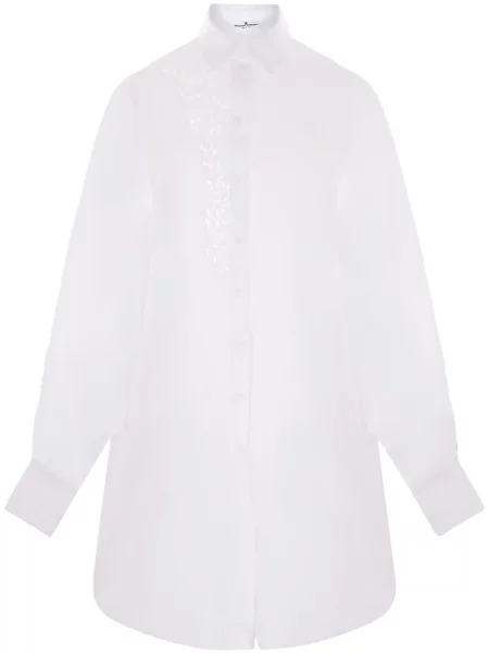 Cămașă Ermanno Scervino cu broderie alb