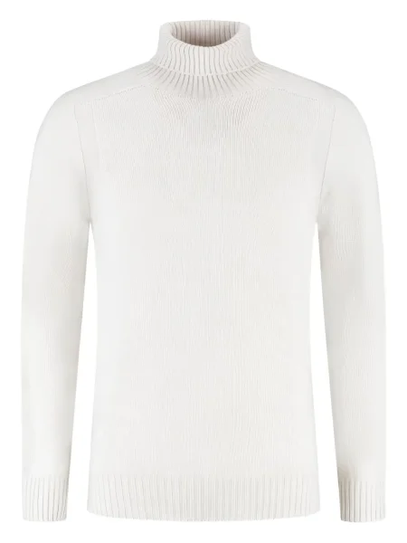 Golf golf Gran Sasso prążkowany biały