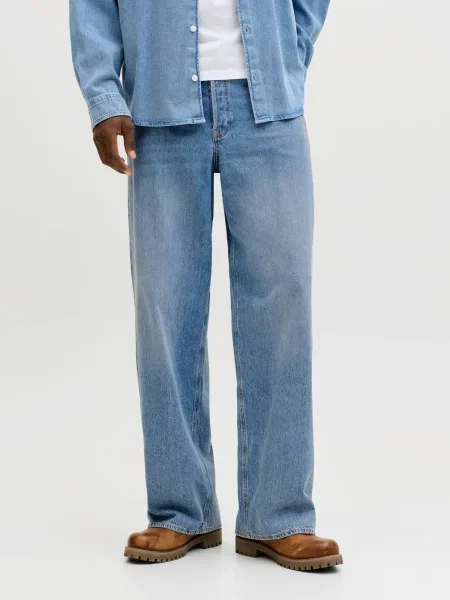 JACK & JONES Jeans JJIDAVE denim albastru
