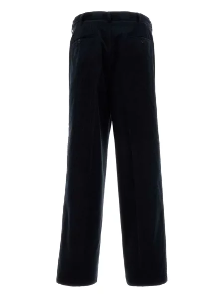 Pantaloni Prada de catifea cord albastru