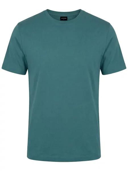 Antargo Tričko Basic T-Shirt azurová modrá