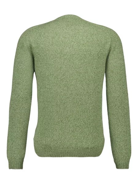 Pulover Boglioli cu decolteu rotund verde