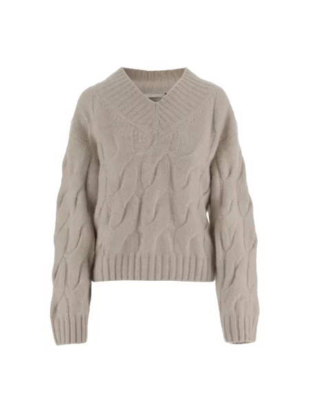 Sweter Allude beżowy