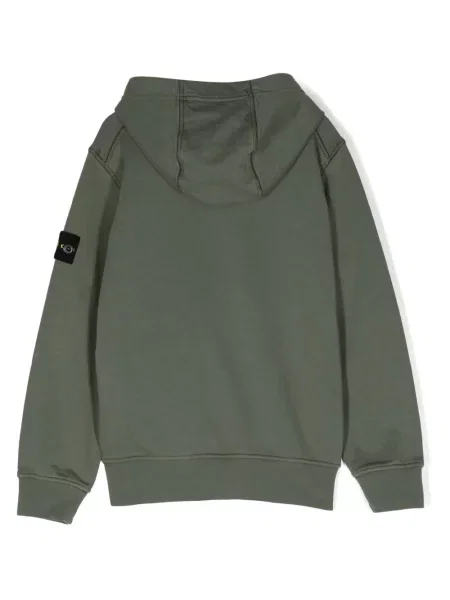 Bluza z kapturem dziecięca Stone Island zielona